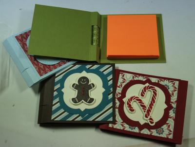 2012 Christmas Post It note Really cute paper holders
