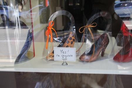 chocolate shoes