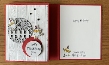 How to use the Hey Chick bundles to make fast cards
